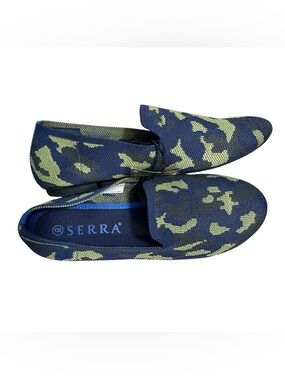 Serra Camo Slip On Shoes Recycled Material Flats NWT